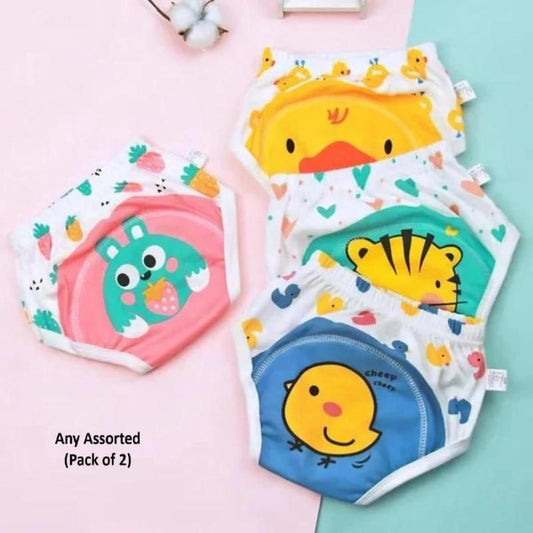 Leakage Proof Reusable Cloth Diaper for Baby (Pack of 2)