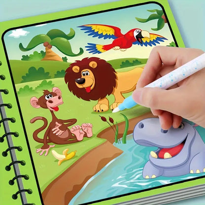 Reusable Magic Water Books 🔥 Pack of 4 ⭐