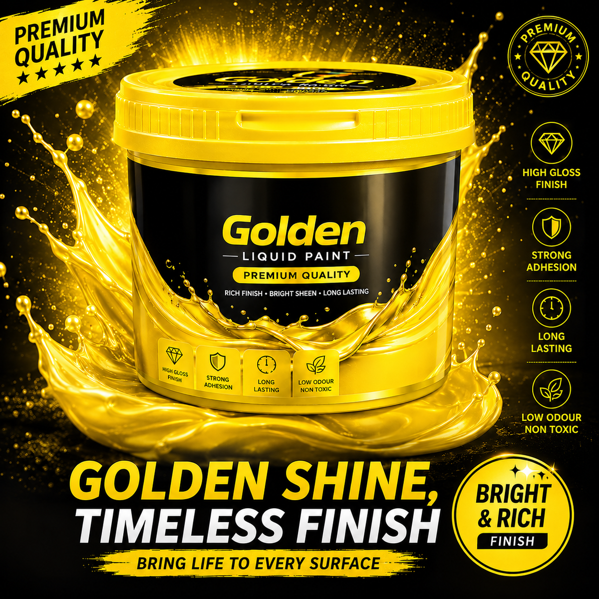 ✨Golden Paint Tub✨