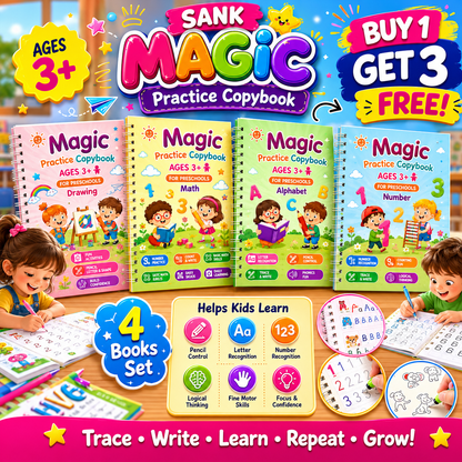 Magic Practice Book  💫BUY 1 GET 3 FREE🔥